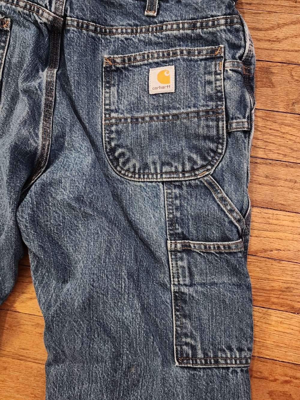 Carhartt Women’s 10x30 Carpenter Work Jeans Vintage Indigo 2007